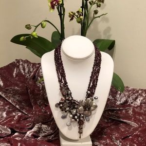 Unique handcrafted stated necklace